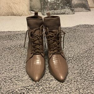 Leather boots